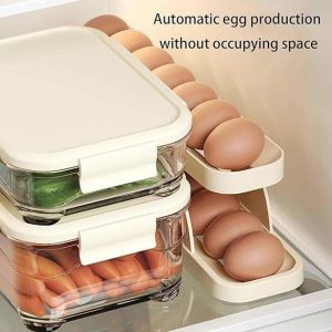 15 Egg Storage Box Rolling Design
